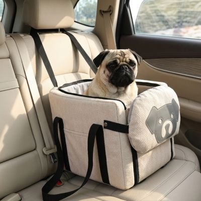 Sac de transport pour Chien pog assis dans le sac de transport