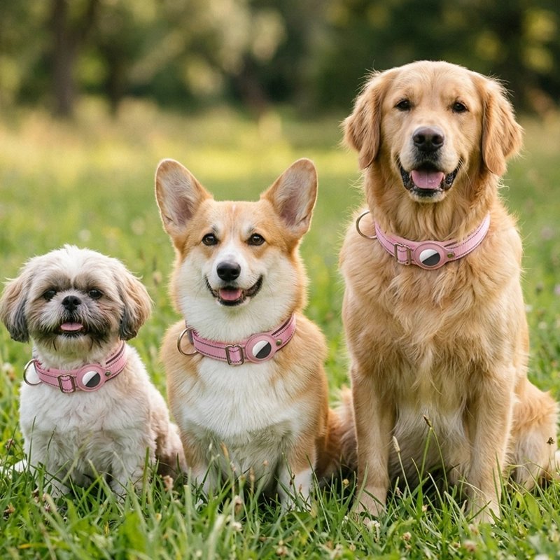 Collier Chien démonstration des grandeurs de collier tracker
