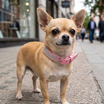Collier Chien  Design glamour et sophistiqué idéal pour les sorties