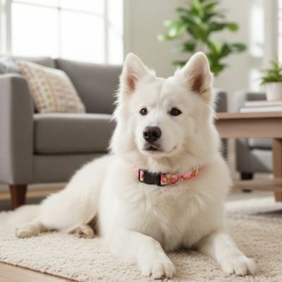 Collier Chien  Disponible en plusieurs coloris et motifs pour personnaliser selon les préférences