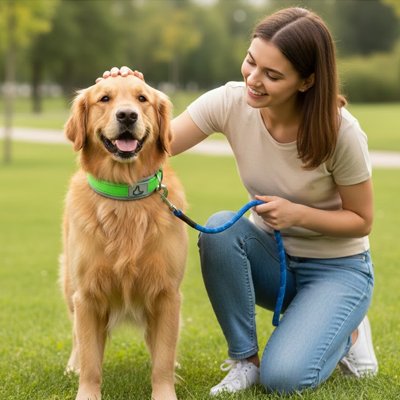 Collier pour Chien Sangle ajustable: s'adapte à différentes tailles de chiens,