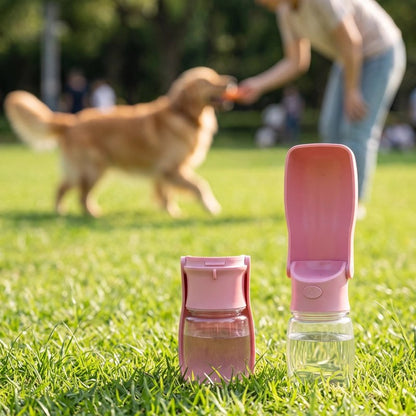 Gourde Chien démonstration de la fermeture de la gourde