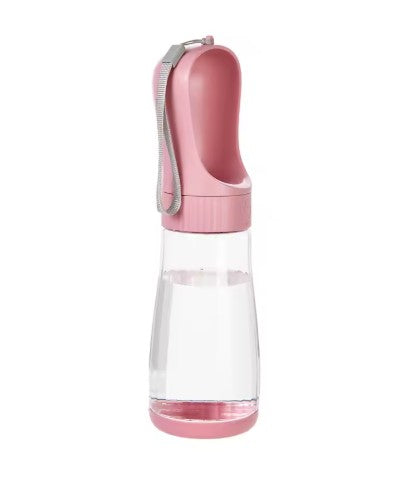 Gourde chien gourde 510 ml rose