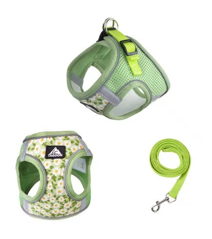 Harnais pour Chien grand vert