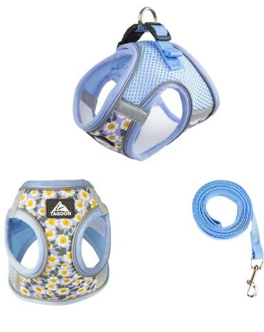 Harnais pour Chien moyen bleu