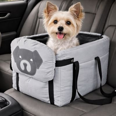 Sac de transport pour Chien yorshire assis dans le sac de transport